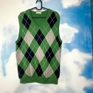 J. Crew Y2K cotton-cashmere preppy sweater vest